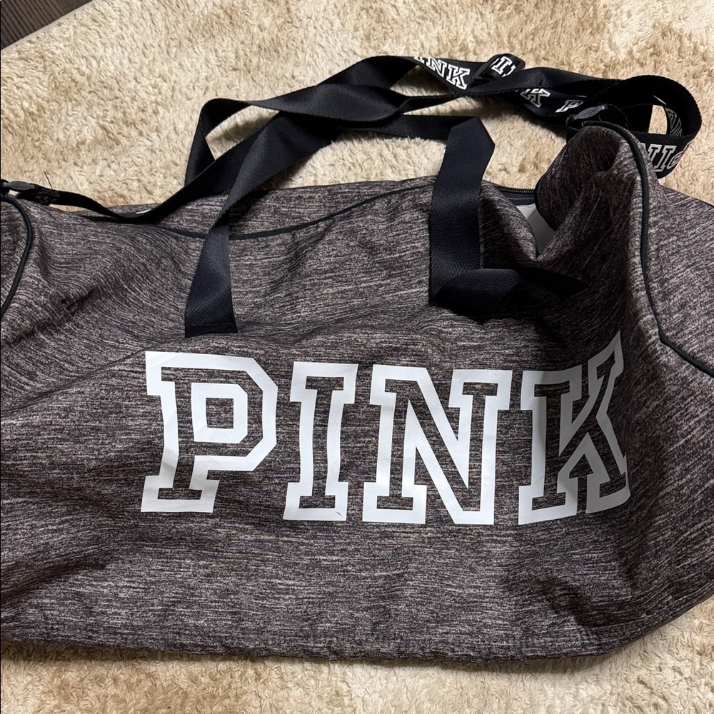 PINK Victoria's Secret Charcoal Travel Bag